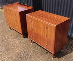 20th Century Herbert E Gibbs pair of chests of drawers 76cm or 30w 41cm or 16d 28½h or 54½ including mirror cat no 816 job 3417 _7.JPG